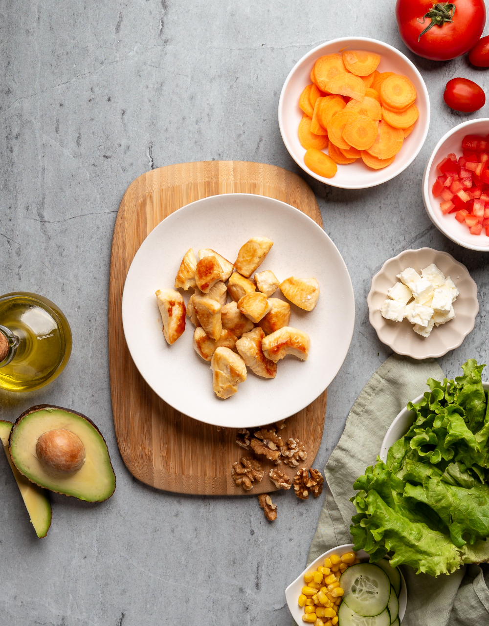 Cinco ensaladas con pollo ideales para verano Bon Pollo