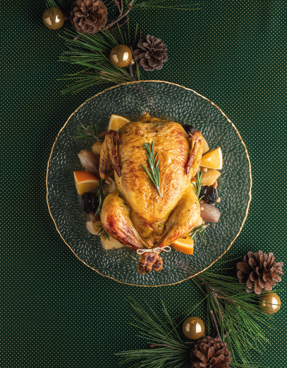 Pollo de Navidad relleno Bon Pollo